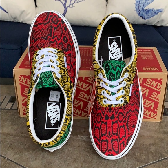 VANS ERA MULTI PYTHON Rasta/TrWht WMNS - Picture 7 of 16
